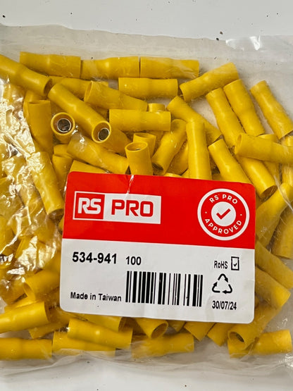 INSULATED CRIMP TERMINALS BEST RS QUALITY ALL TYPES PACKS OF 100 CHEAP fcb22