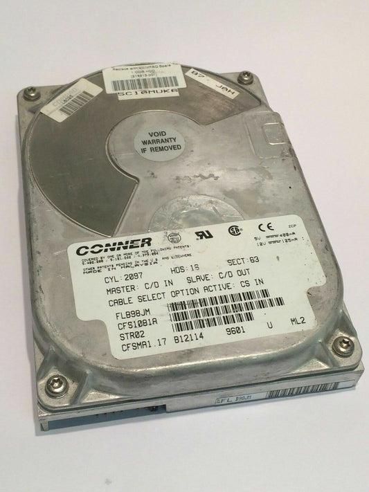 CONNER CFS1081A IDE HARD DRIVE 1080MB 1Gb aa4ce1