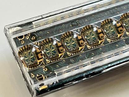 VINTAGE HP HDSP-6508 8 DIGIT RETRO BUBBLE LED DISPLAY MODULE fcb28.7
