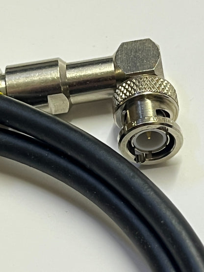 PREMIUM MILITARY QUALITY 75 OHM BNC MALE TO BNC MALE TEST CABLE 85CM LONG fd5g26
