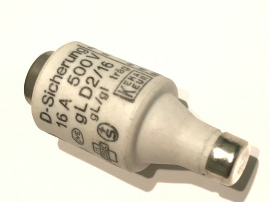 D-SICHERUNG gLD2/16 BOTTLE FUSE 16A 500V fd7g59