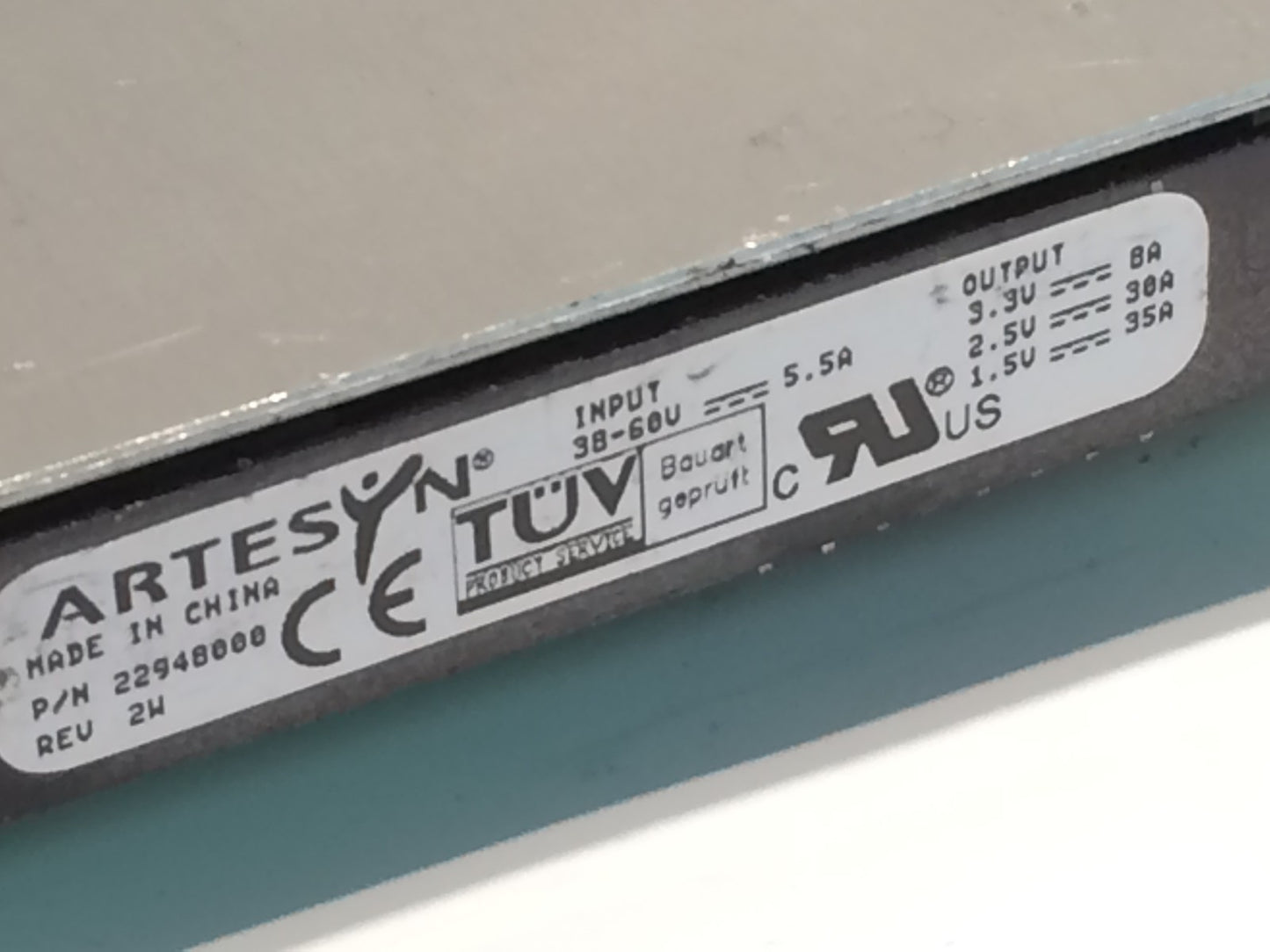 ARTESYN 22948000 DC-DC CONVERTER 38-60v IN 1.5v 35A 2.5v 30A 3.3v 8A OUT blb4