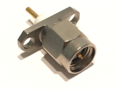 RADIAL 2 HOLE MOUNT SMA MALE STAINLESS STEEL PREMIUM QUALITY bda39B