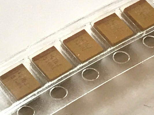 47UF 6.3V AVX SURFACE MOUNT TANTALUM CAPACITORS CASE SIZE B faa~2J