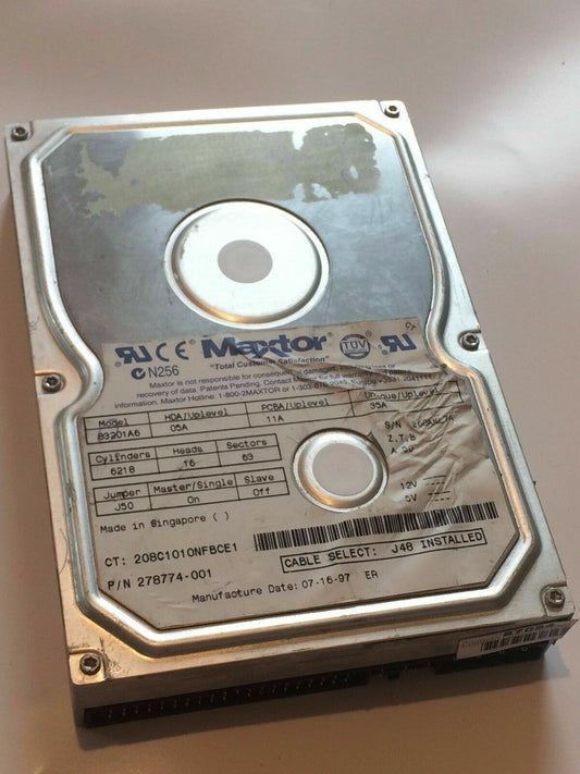MAXTOR 83201A6 05A 11A 35A 3.2GB IDE HARD DRIVE aa4ba6