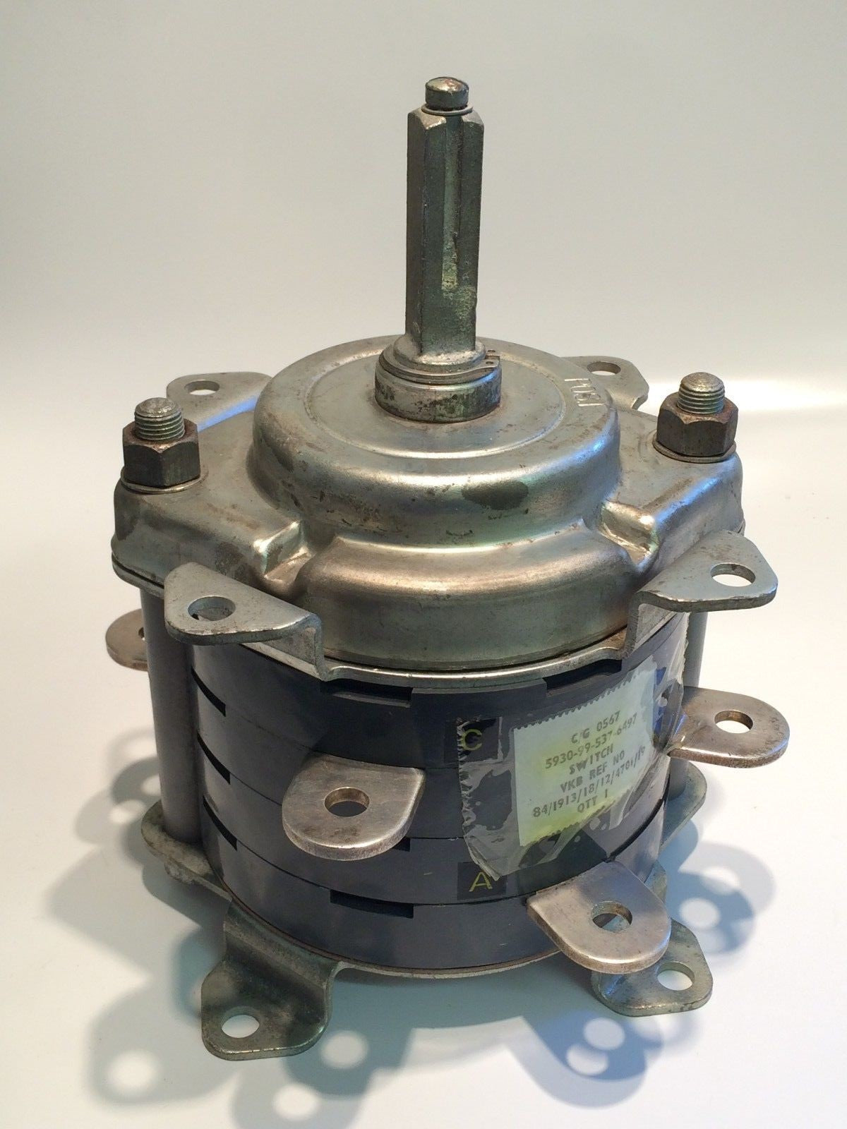 SANTON 100A 440Vac 250Vdc 3 POLE 4 POSITION ROTARY DISCONNECT SWITCH ab3a9A