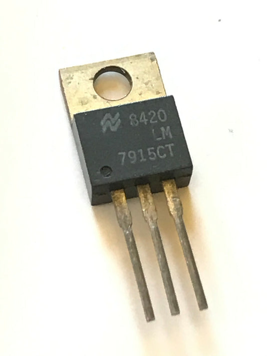 ORIGINAL VINTAGE NSC LM7915CT 1A -15V REGULATOR TO220 (x1) UK STOCK fd7d59