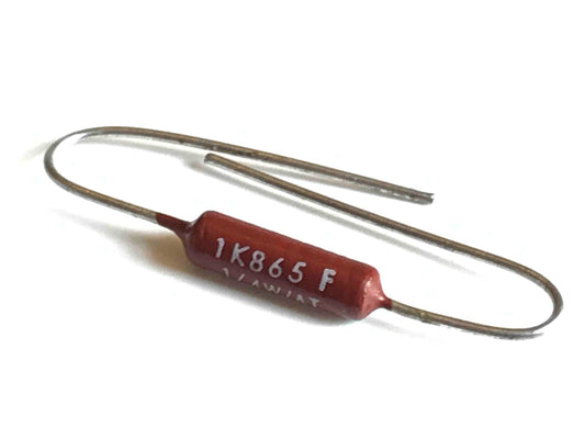 VINTAGE COLLECTORS PLESSEY 1.865K 1% RESISTOR fd6c1