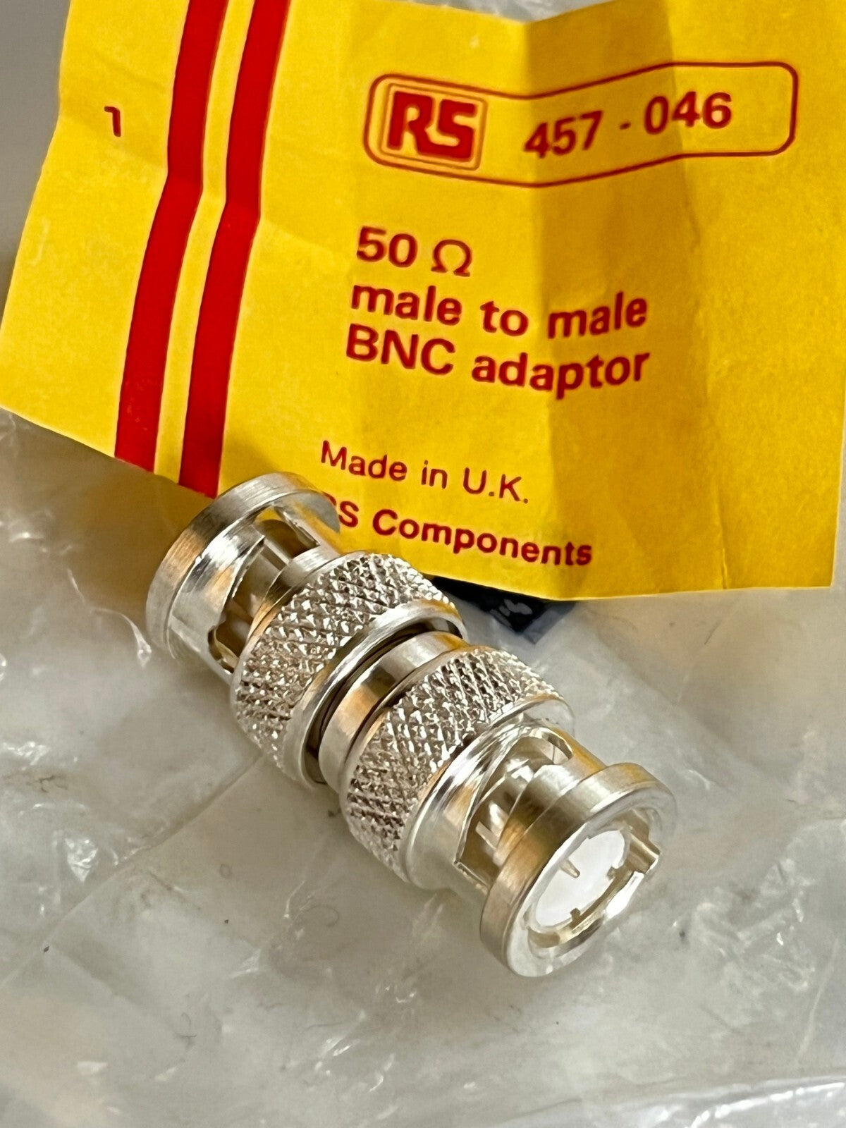 50 OHM BNC MALE - MALE ADAPTOR GREENPAR BEST QUALITY ad2n11