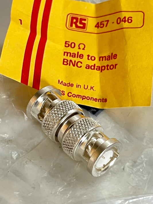 50 OHM BNC MALE - MALE ADAPTOR GREENPAR BEST QUALITY ad2n11