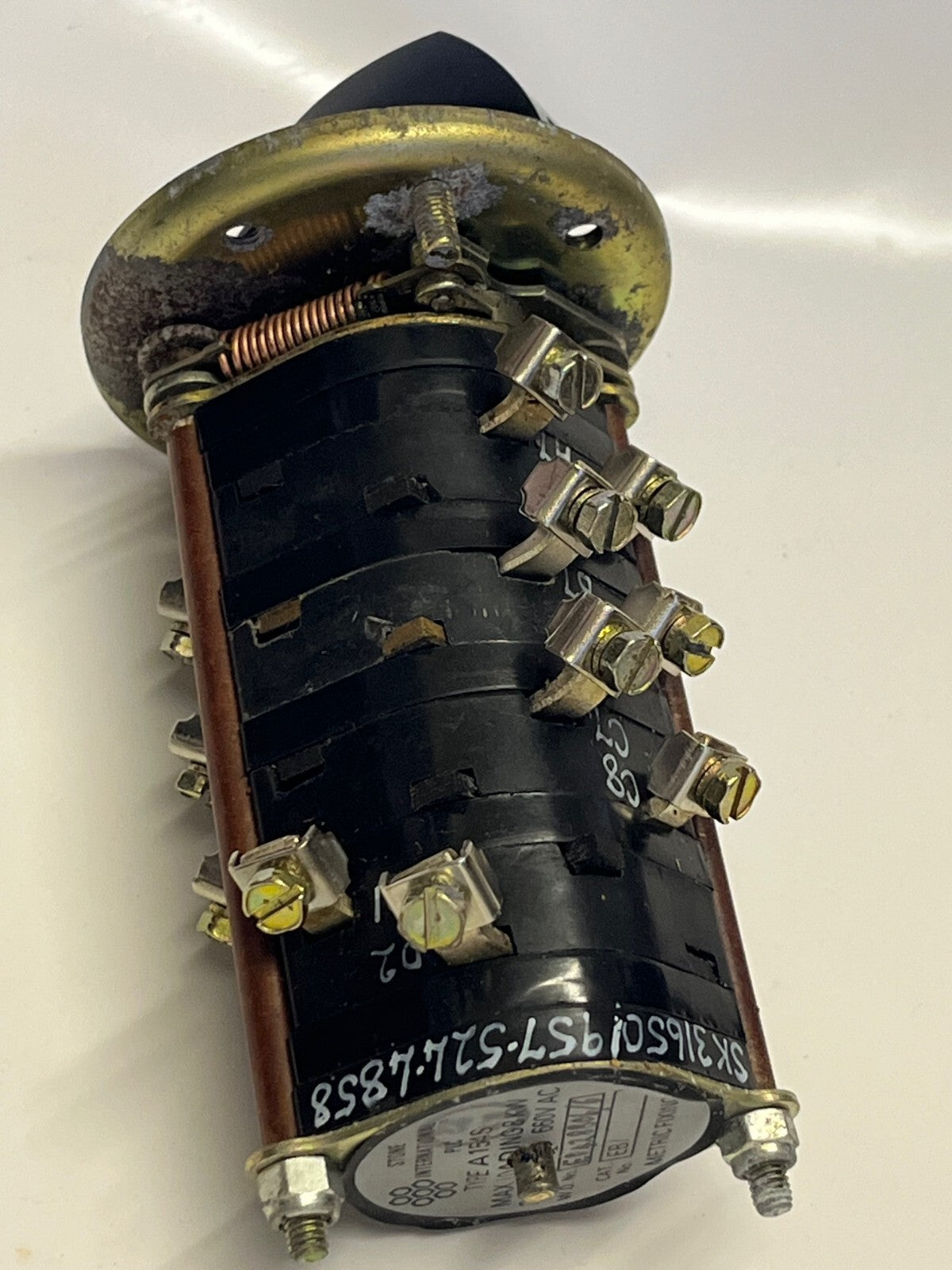 STONE-PLATT 20A 660Vac 8 POLE 2 POSITION TYPE A154S ROTARY SWITCH ae1y5