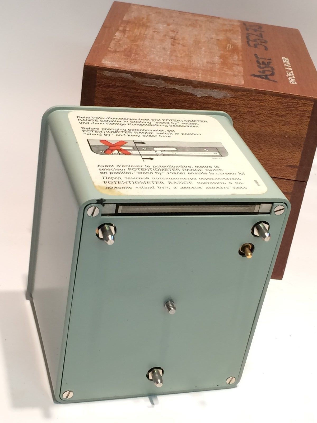 BRUEL & KJAER ZR-0005 LOGARITHMIC POTENTIOMETER 50dB ae1z15
