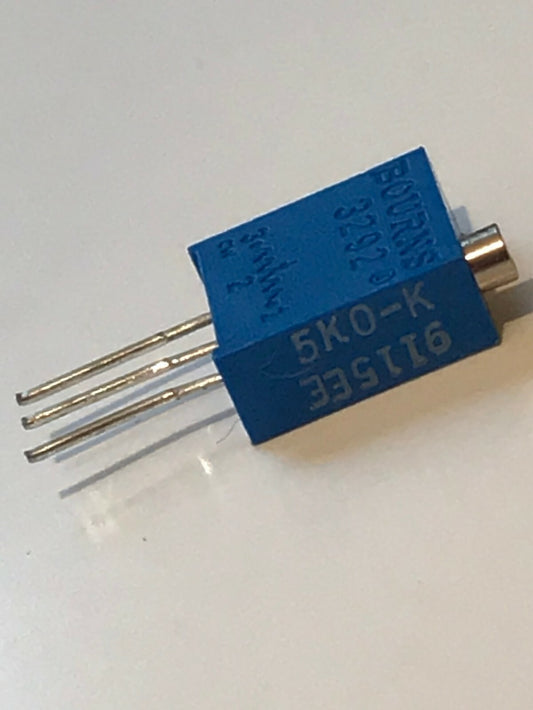 BOURNS 5K OHM 0.5W MULTI TURN TRIMPOT VARIABLE RESISTOR 3292W-1-502 fcb25.17