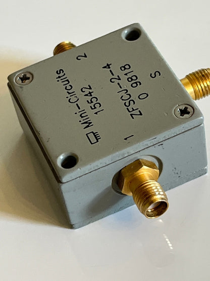 MINI-CIRCUITS ZFSCJ-2-4 SMA 2 WAY POWER SPLITTER / COMBINER 1000MHz AE1W41