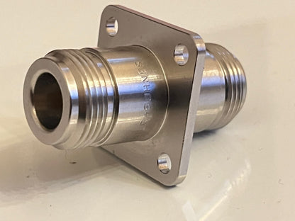 SUHNER N TYPE FEMALE TO N FEMALE BULKHEAD ADAPTER 37_N-50-0-1/133 FD7B21