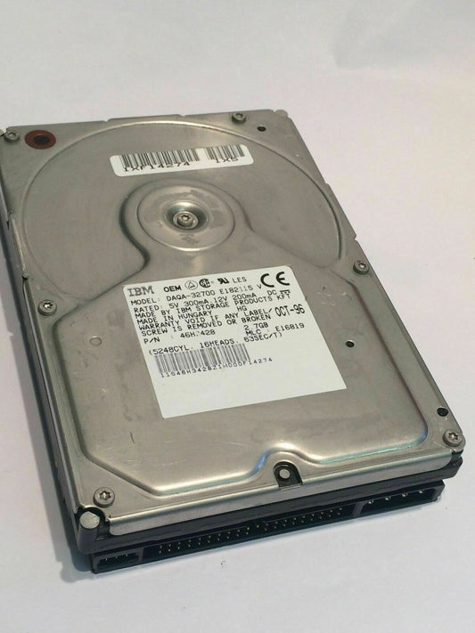 IBM DAQA-32700 IDE HARD DRIVE 2.7GB 46H3428 aa4ce16