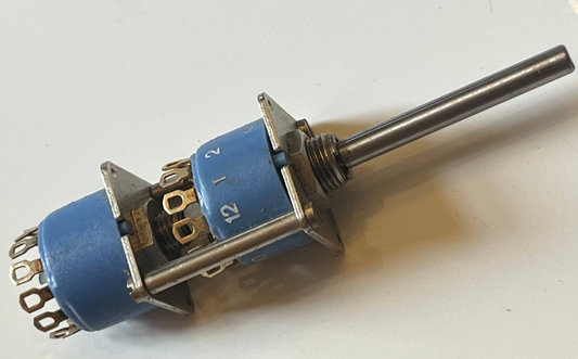 11 WAY 2 POLE ELMA 01 SERIES MINIATURE ROTARY SWITCH AUDIOPHILE fd6c3