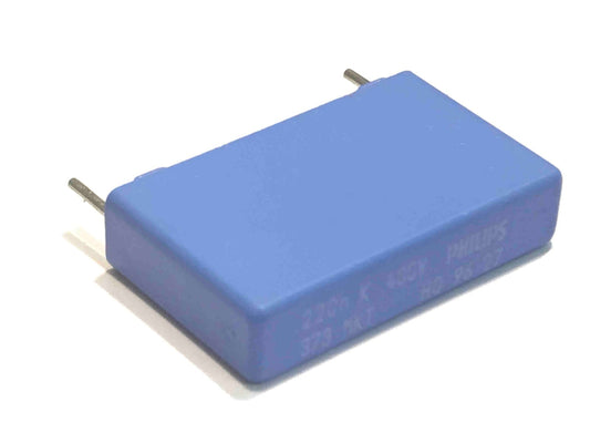 0.22uF 220nF 400V METALLIZED POLYESTER MKT PHILIPS CAPACITOR (x1) fd7d10