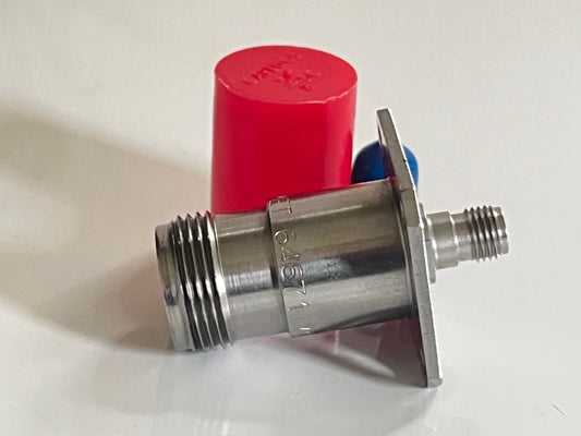 INMET 5309 N TYPE (F) TO SMA (F) PRECISION QUALITY BULKHEAD ADAPTER fba10a23