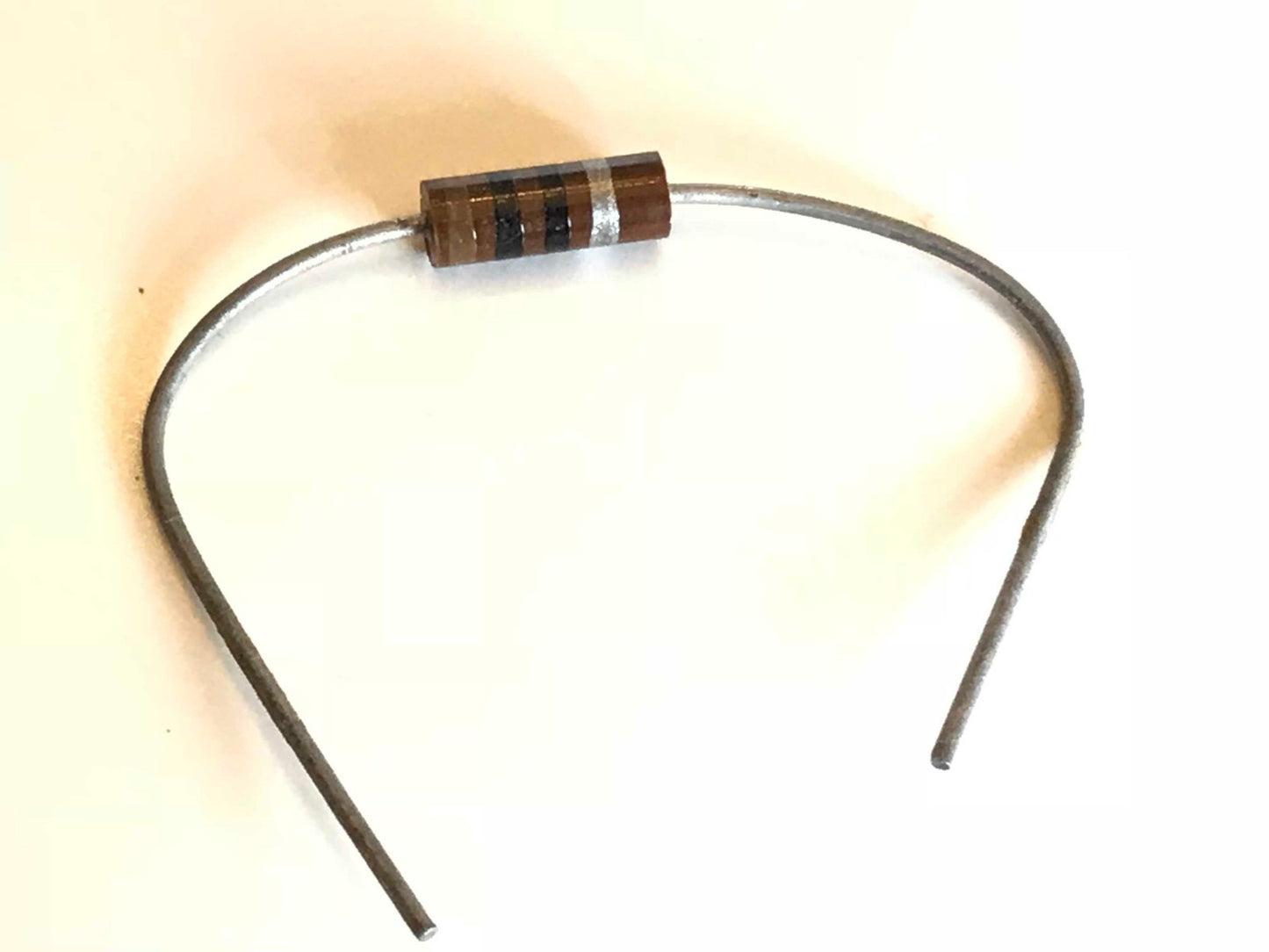 1960'S VINTAGE AB 10 OHM 0.5W CARBON RESISTOR (x2) fd7b6