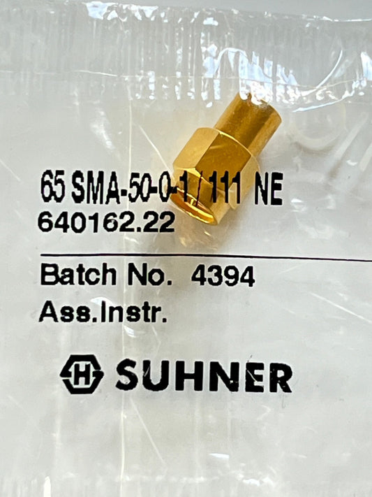 SUHNER GOLD PLATED SMA MALE TERMINATOR LOAD 1W 18GHZ (x1) FD6A13