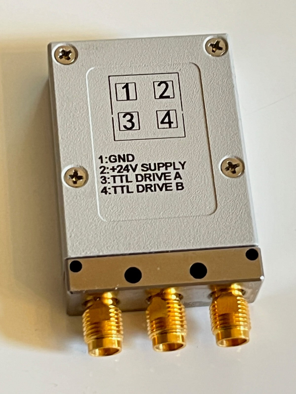 RF-LAMBDA RFSPDT50EMB-S COAXIAL RELAY SWITCH 2.4MM 50GHz 24Vdc SPDT AE1W7