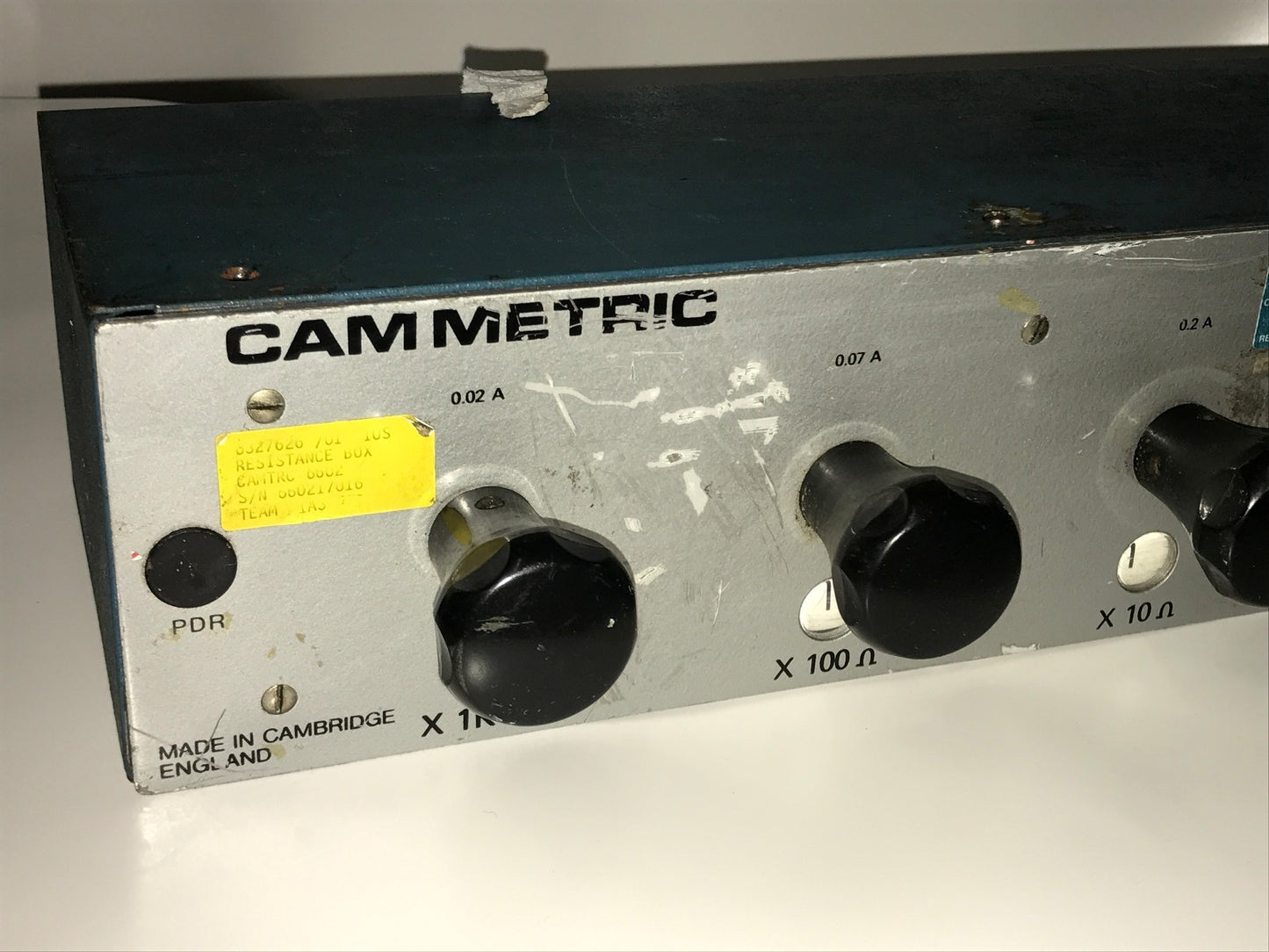 CAM METRIC PRECISION RESISTANCE DECADE BOX 0.01 - 12K Ohm ad2~1