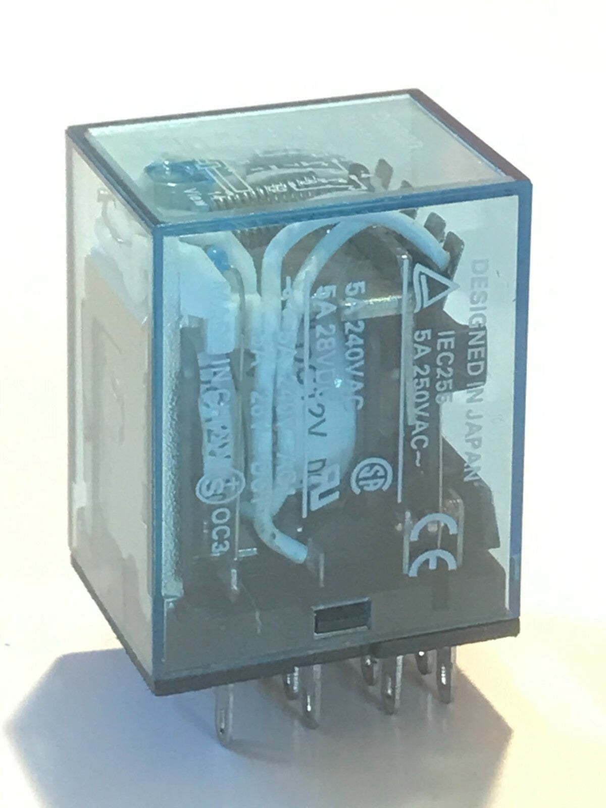 OMRON MY4N-J-DC12, 12V DC 4PDT 5A 250Vac CONTACTS RELAY faa15B