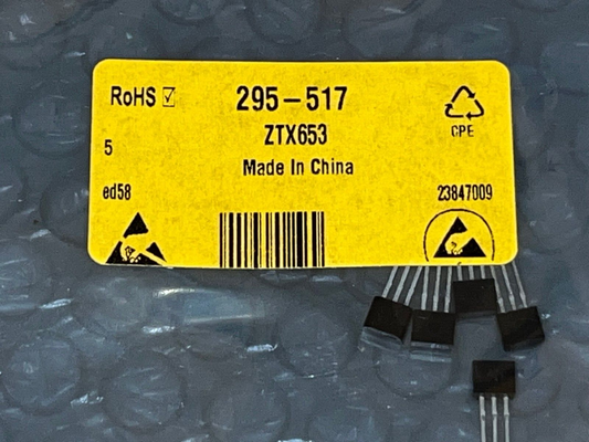 25pcs ORIGINAL ZTX653 ZETEX TRANSISTOR RS 295-517 UK STOCK dena3