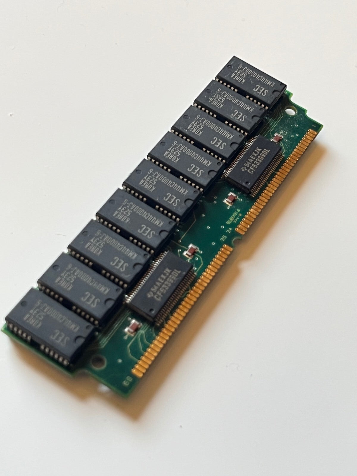 68 PIN FAST PAGE MODE SIMM MEMORY SAMSUNG KMM5724000AG-8 x1 fba10a14