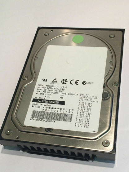 FUJITSU MAG3091LC 9.1GB SCSI ULTRA-2 HARD DRIVE CAO1776-B320 aa4cb3