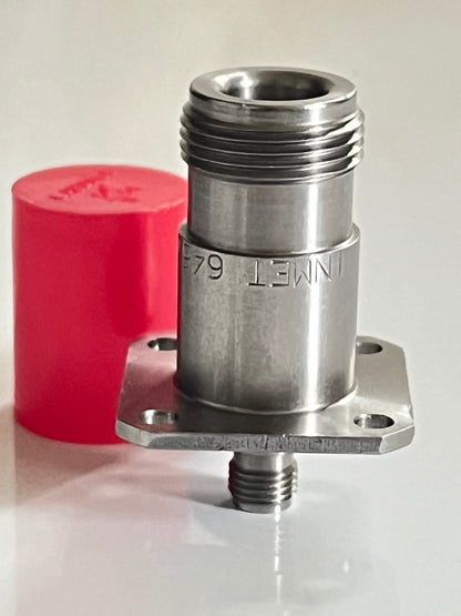 INMET 5309 N TYPE (F) TO SMA (F) PRECISION QUALITY BULKHEAD ADAPTER fba10a23