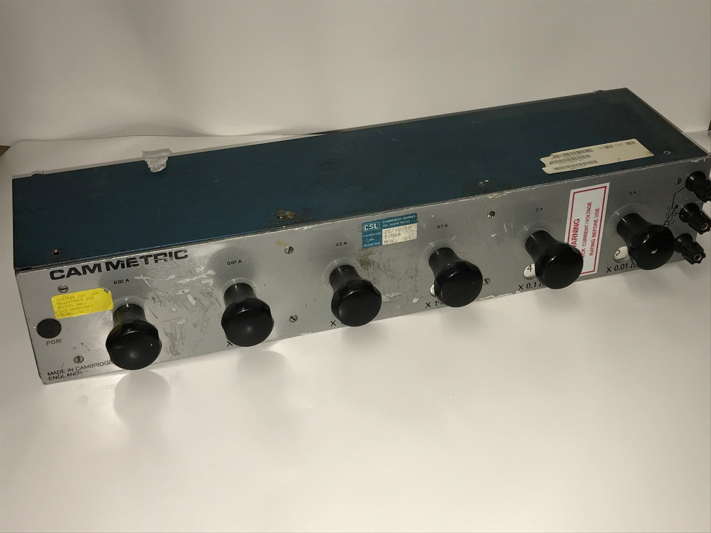 CAM METRIC PRECISION RESISTANCE DECADE BOX 0.01 - 12K Ohm ad2~1