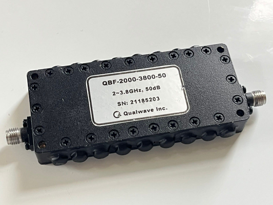 QUALWAVE 2GHZ - 3.8GHZ 2W BAND PASS FILTER 2.92MM CONNECTORS AE1W89