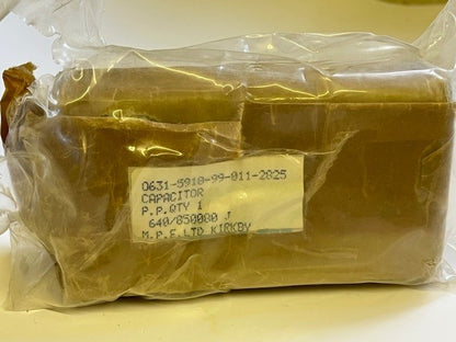 8UF 8mfd 600V PAPER IN OIL DUBILIER NITROGOL VINTAGE CAPACITOR FD6C35