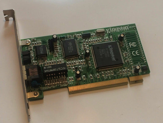 KNE110TX/20 PCI KINGSTON 10/100 RJ45 ETHERNET NETWORK CARD ad2v8