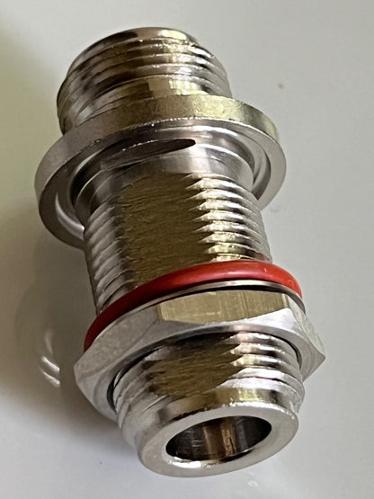 N TYPE FEMALE TO N FEMALE BULKHEAD ADAPTER 50R MACOM BEST QUALITY AD2N39