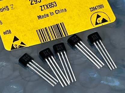 25pcs ORIGINAL ZTX653 ZETEX TRANSISTOR RS 295-517 UK STOCK dena3