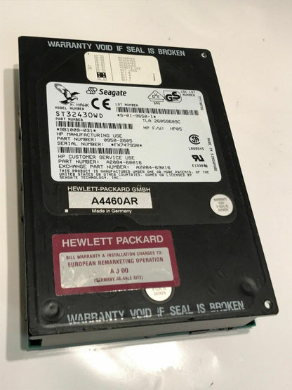 SEAGATE ST32430WD HP 0950-2605 SCSI WIDE 68 Pin 2.1GB HARD DRIVE ac1b25