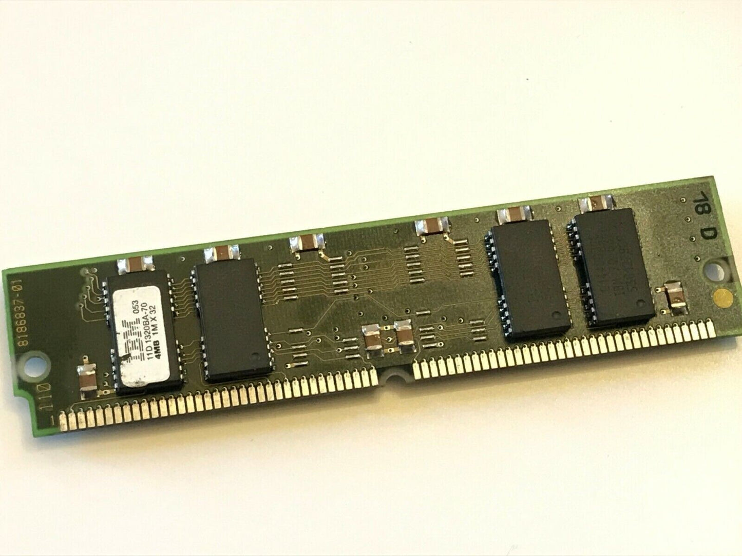 IBM 11D1320BA-70 4MB 72 PIN 70NS FAST PAGE SIMM NON PARITY FPM fcb13.8