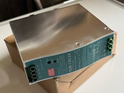 MEAN WELL EDR-120-24 24V 5A DIN RAIL MOUNT PSU RS 122-2208 fd1d30