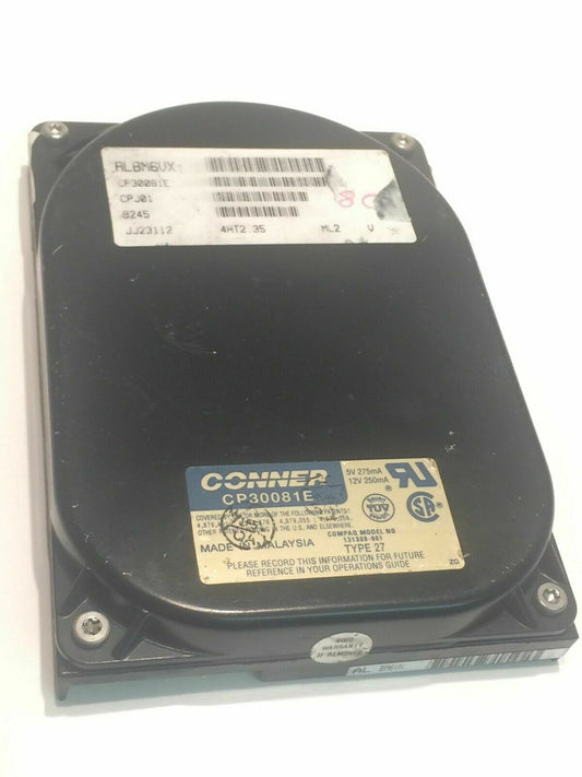 CONNER CP30081E 80MB TYPE 27 IDE HARD DISC CPJ01 JJ23112 aa4cd4