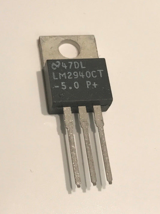 ORIGINAL NSC LM2940CT -5.0 5V 1A LOW DROPOUT 7805 P+ VOLTAGE REGULATOR fba20c2