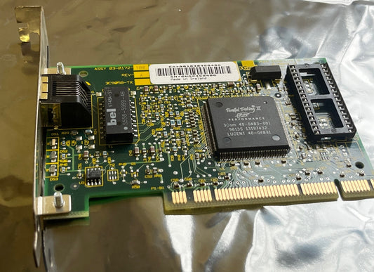 3C905B-TX 03-0172-100 PCI NETWORK CARD 3-COM fd3d3