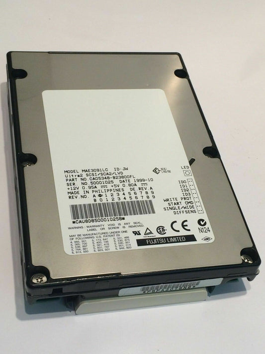 FUJITSU MAE3091LC 9.1GB SCSI ULTRA-2 HARD DRIVE CAO5348-B23800FL aa4cb2