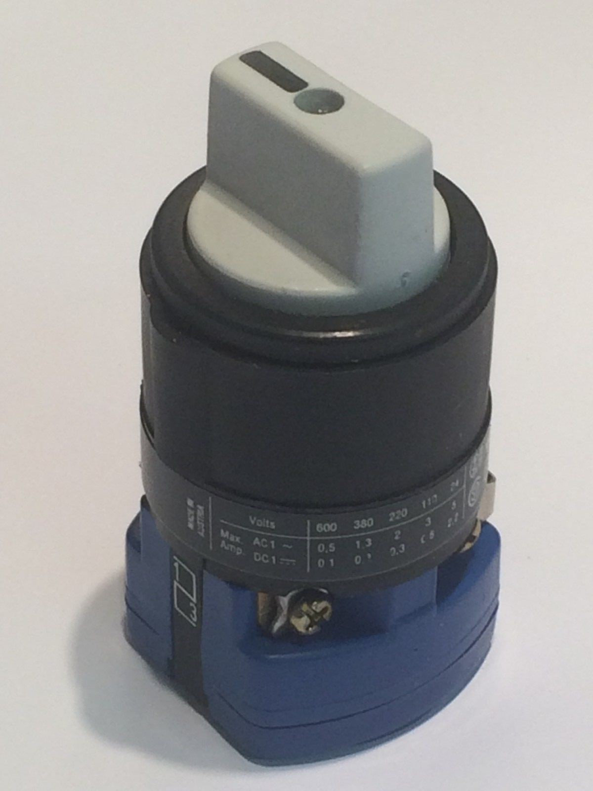 HEAVY DUTY D12A 3 POSITION CENTER OFF SPRING RETURN ROTARY SWITCH fd5c35