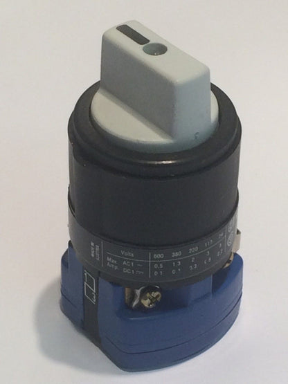 HEAVY DUTY D12A 3 POSITION CENTER OFF SPRING RETURN ROTARY SWITCH fd5c35
