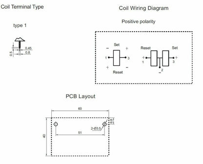 5V - 6V DC LATCHING HIGH POWER RELAY 100A CONTACTS WILL TTL SWITCH x1 - 20 fba13
