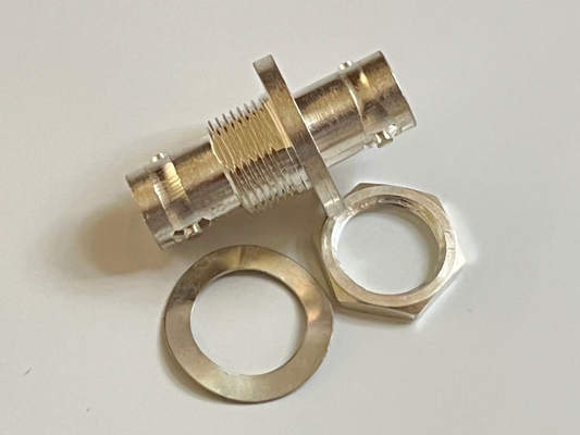 50 OHM BNC FEMALE - FEMALE BULKHEAD ADAPTOR GREENPAR BEST QUALITY ad2n10