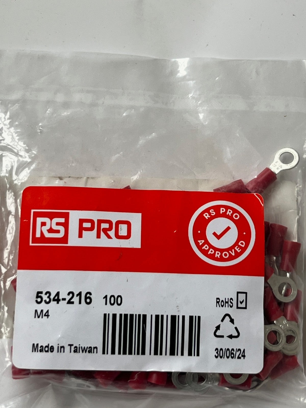 INSULATED CRIMP TERMINALS BEST RS QUALITY ALL TYPES PACKS OF 100 CHEAP fcb22